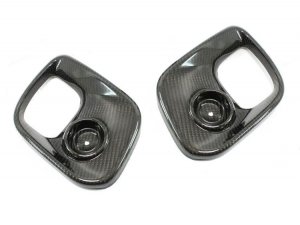 FIAT 500 Front Fog Light Trim - Carbon Fiber - 595 EU Model - No Light Hole